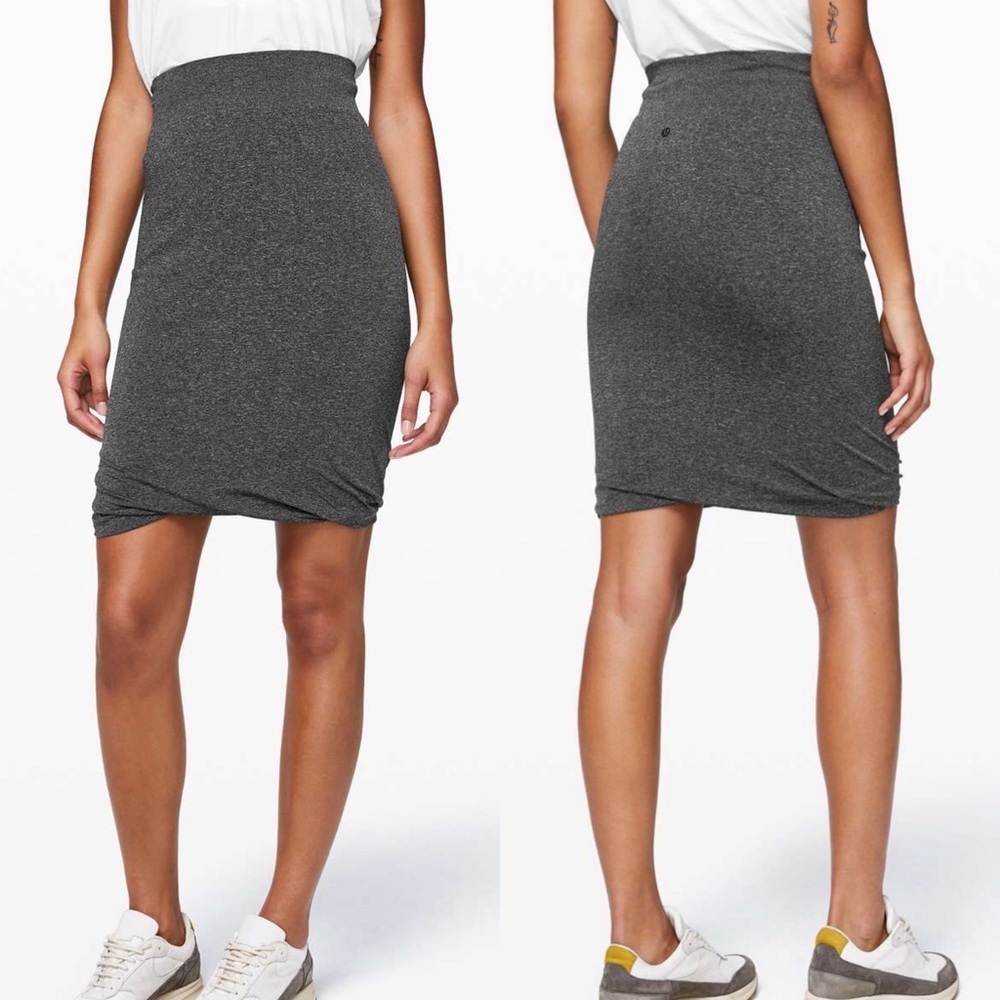Lululemon Boulevard Bliss Skirt Grey